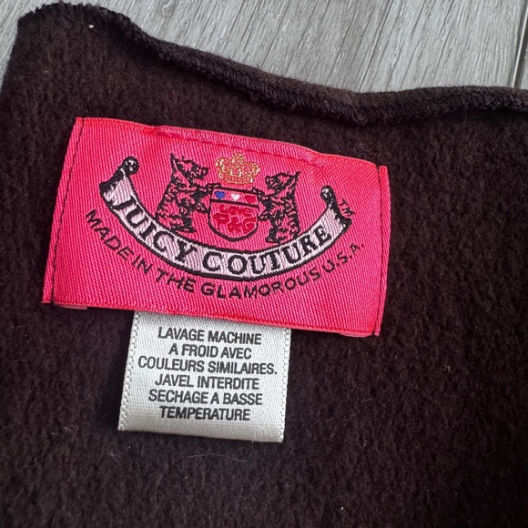 VINTAGE 2000'S Y2K Juicy Couture Scarf with Blue Logo - Picture 4 of 5